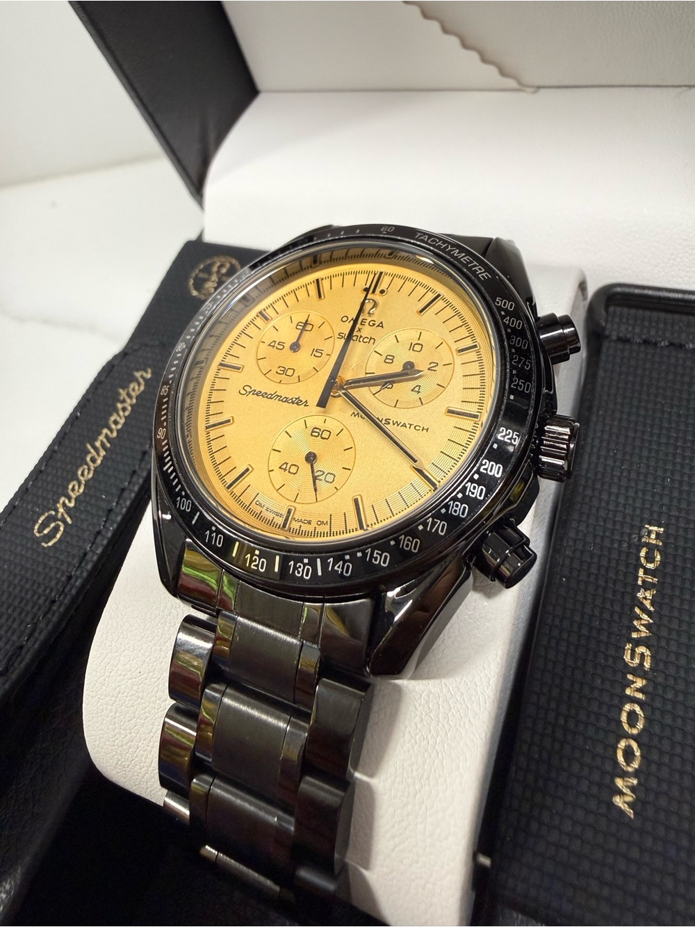 MoonSwatch MOD MISSION TO THE MOON 1969 Stainless Steel watch
